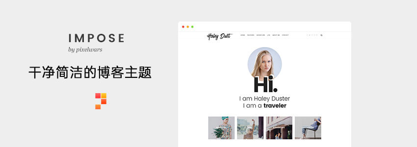 [正版主题]Impose，干净简洁的响应式WordPress博客主题